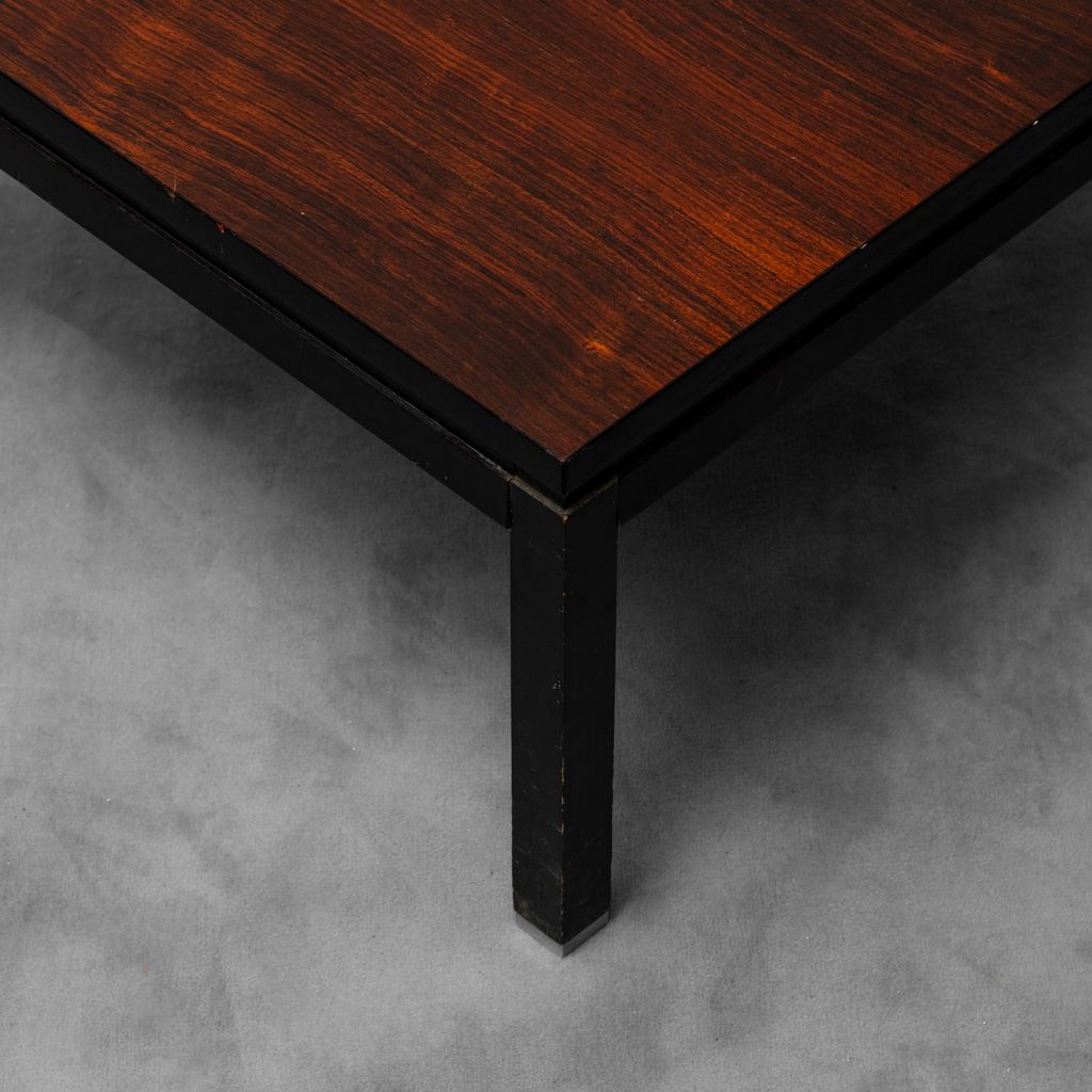 Ico Parisi Mim 1950s Vintage Modernized Wooden Coffee Table photo for sale