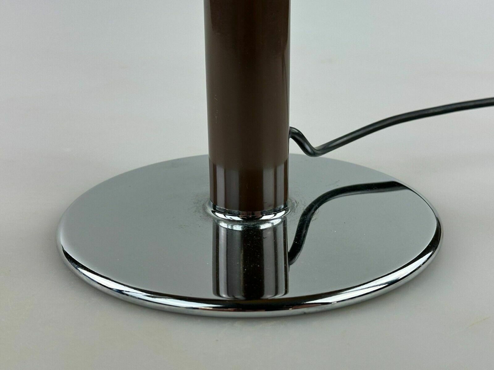 60s 70s Table Lamp Ingo Maurer Gulp Tube Lamp Chrome Metal Space Age photo for sale