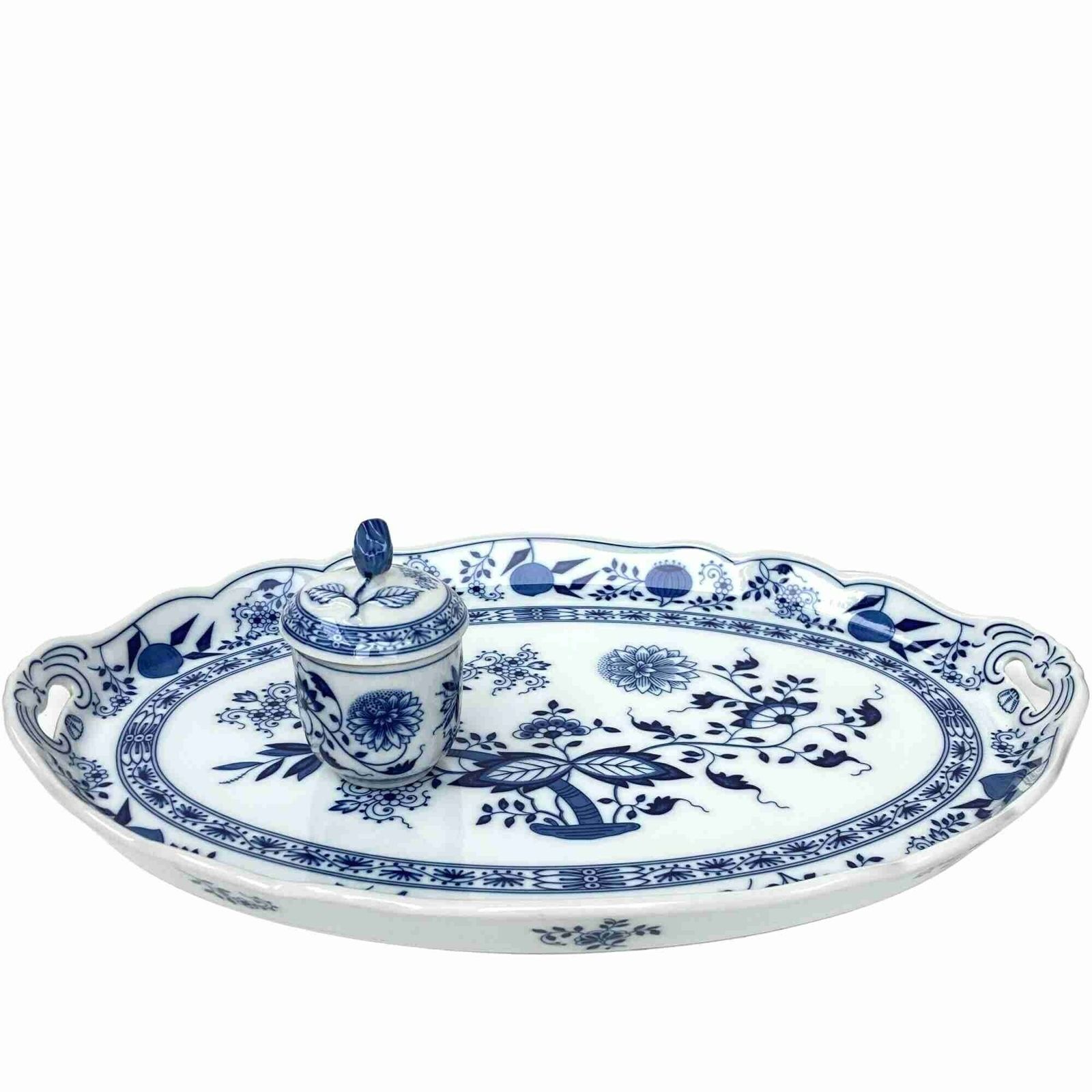 Blue Onion Serving Tray | Xl Platter | 1pcs| Hutschenreuther (Rosenthal) photo furniture