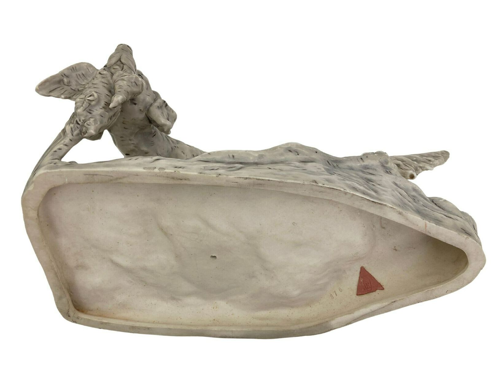Groot Jachthondenbeeld | Royal Dux Hondenbeeldje | Ca. Jaren 1950 | 17" photo vinterior