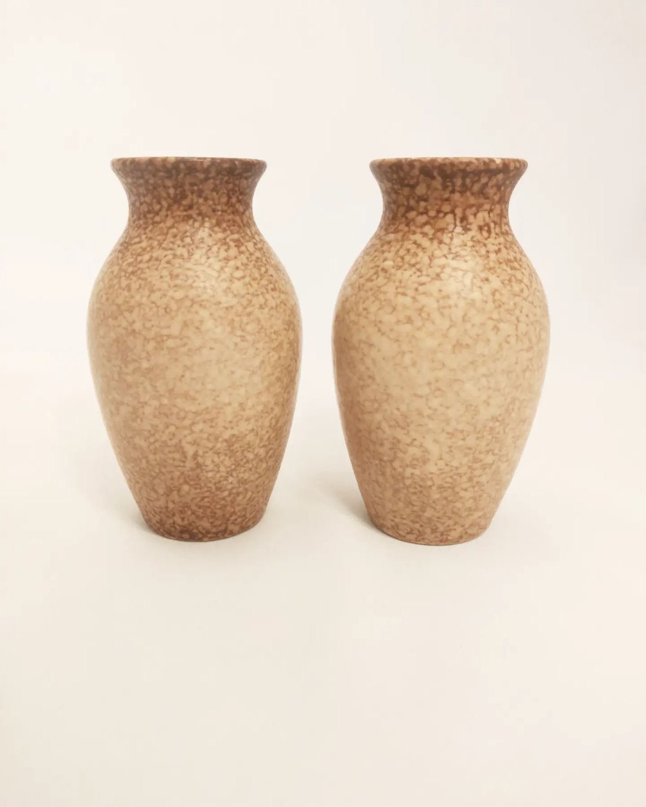 Pair Of Mid 20th Century Ceramic Vases By Gouda photo for sale