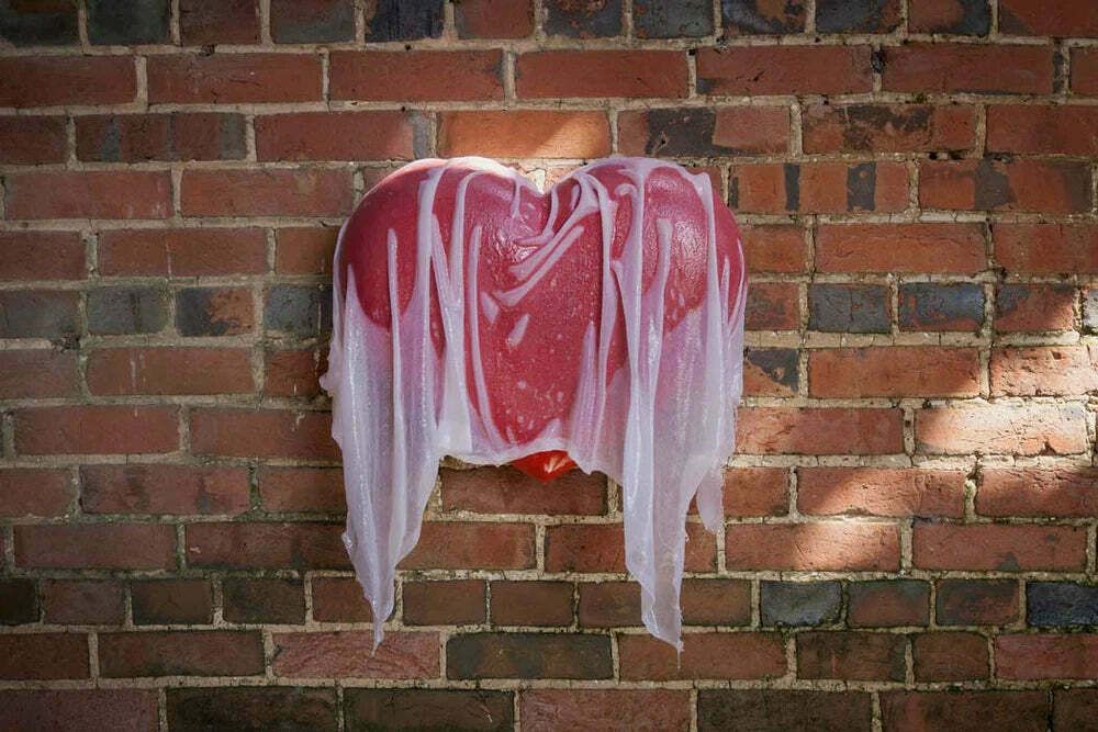 Veil Of Tears  Unique Wall Mounted Resin Sculpture photo for sale