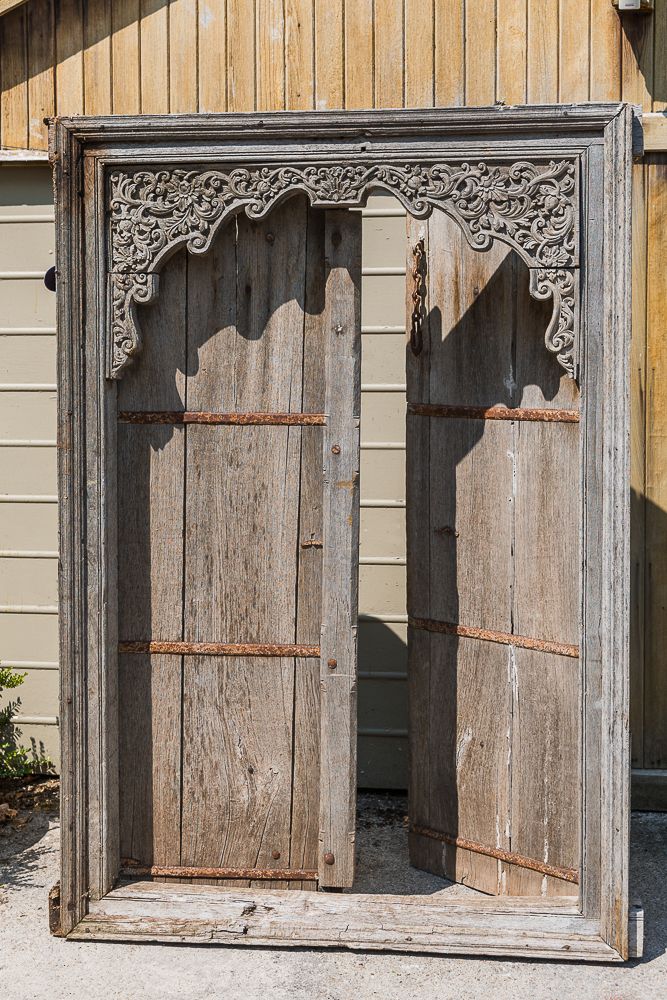 Pair Of Indian Hardwood Doors, 1900s photo 2016.0