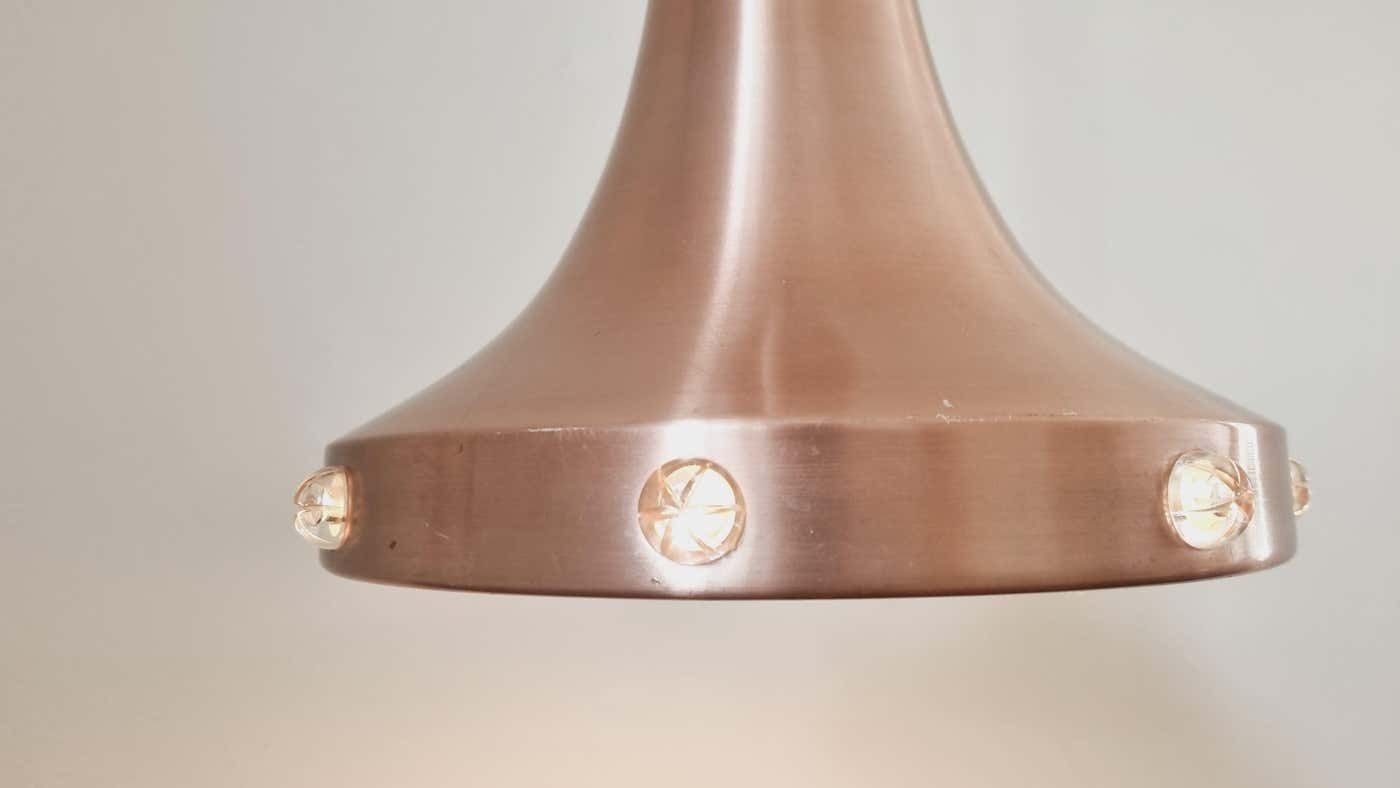 Midcentury Copper Pendant Vitrika, Sweden, 1970s photo buy