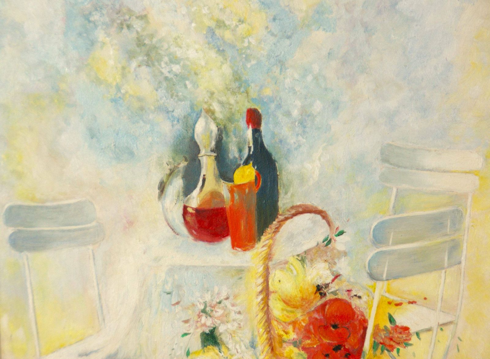 Still Life, A Wonderful Original Oil Painting photo 198.0
