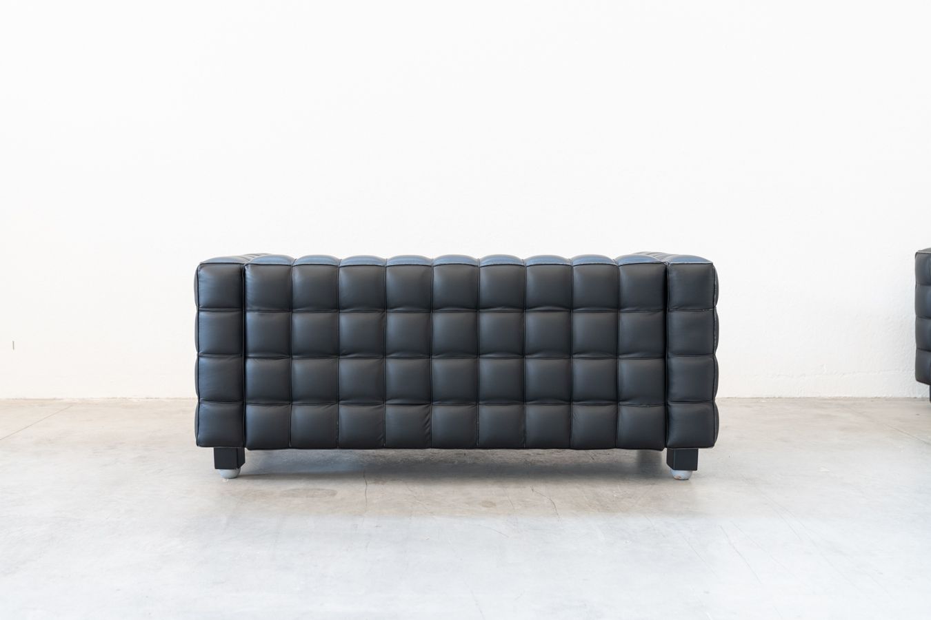 Kubus Sofas, Two Seater By Josef Hoffmann For Wittmann, 1980s, Set Of 4 photo furniture