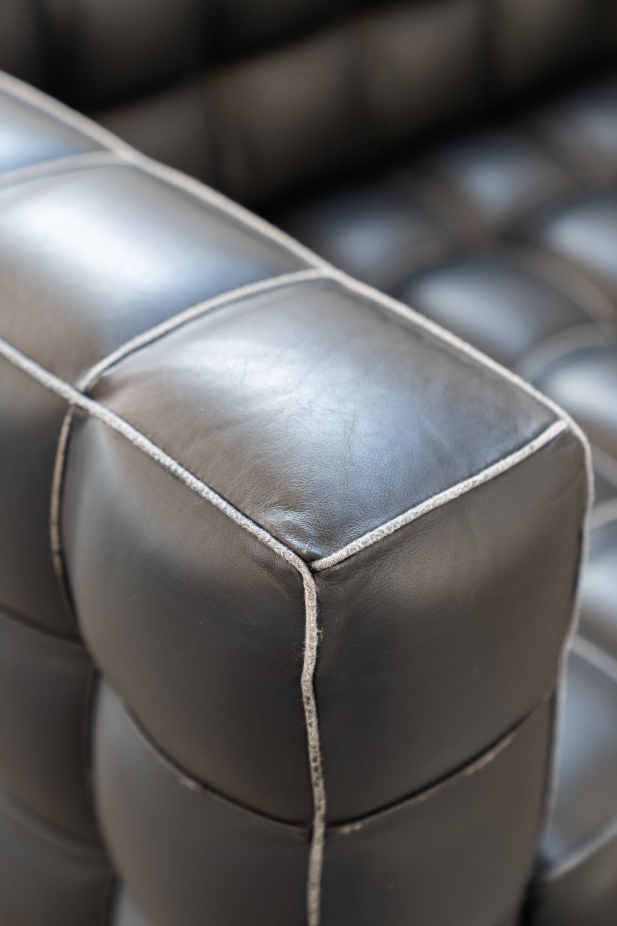 31000.0 Kubus Sofas, Two Seater By Josef Hoffmann For Wittmann, 1980s, Set Of 4 photo