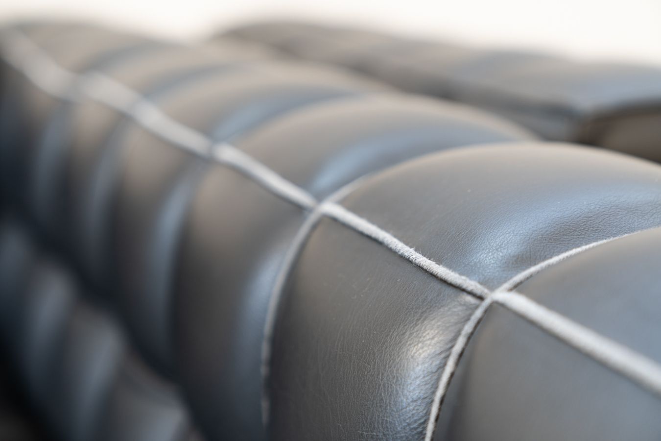 photo buy Kubus Sofas, Two Seater By Josef Hoffmann For Wittmann, 1980s, Set Of 4