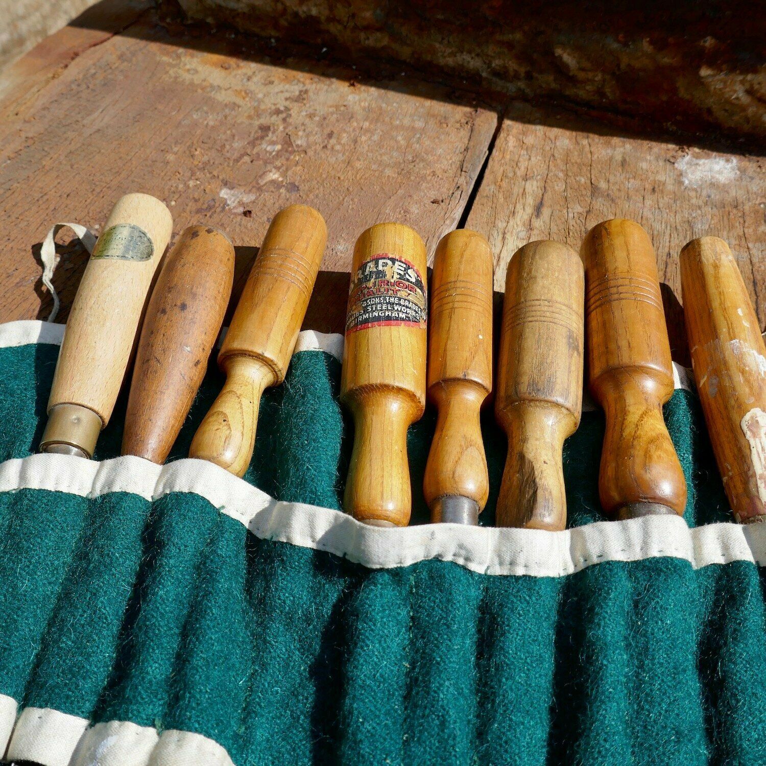 Set Of Sheffield Woodworking Chisels + Gouges photo 90.0