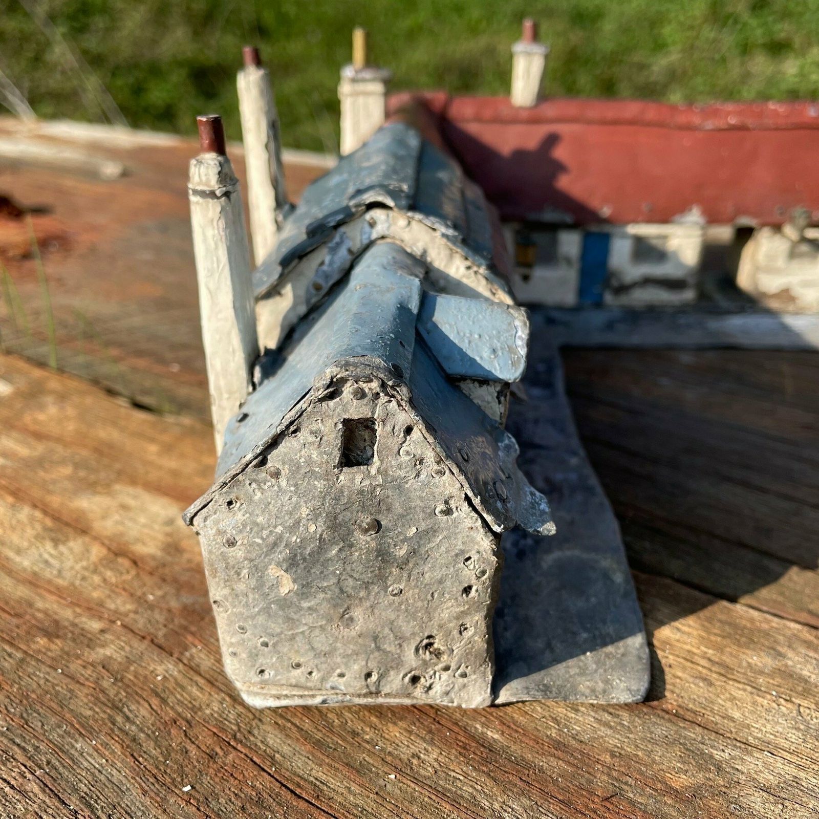 Mid Century Folk Art Village Square photo buy
