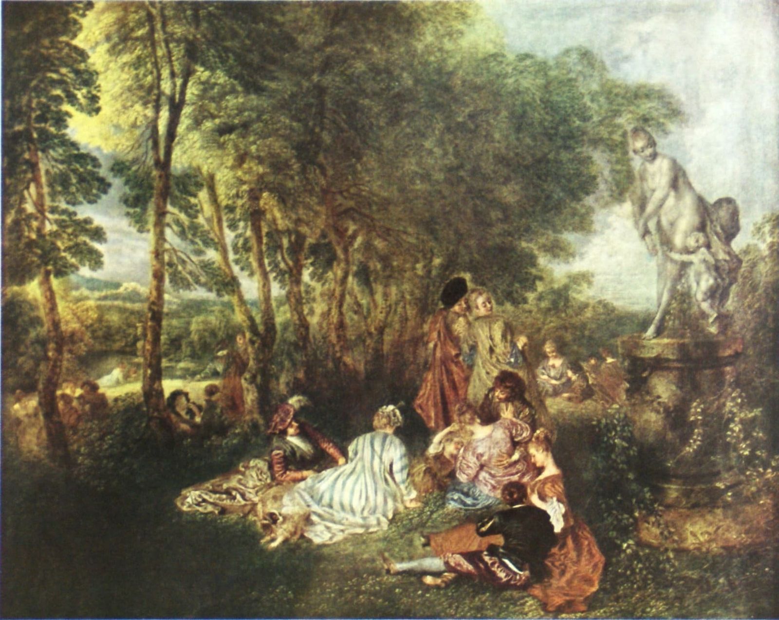 The Love Festival Jean Antoine Watteau (1684   1721) photo for sale