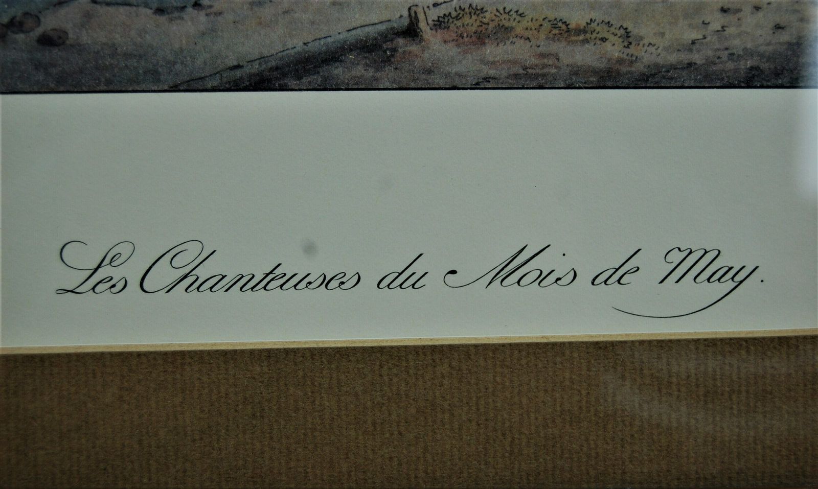 Sigmund Freudenberger (1745   1801)   The Singers Of The Month Of May. Vintage Print photo Art