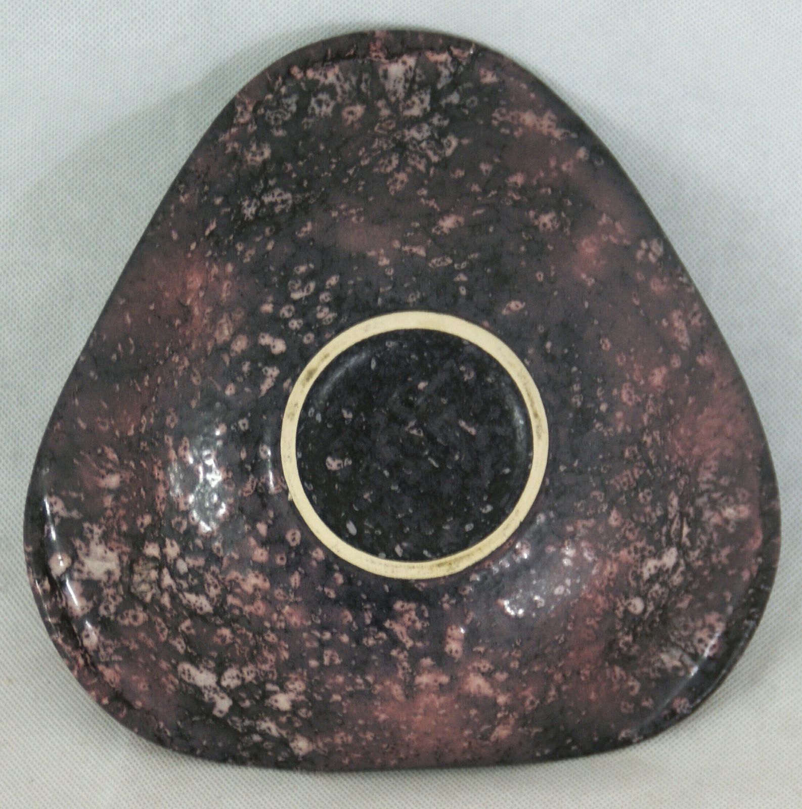 photo furniture Vintage Lava Ceramic Plate, 1950s