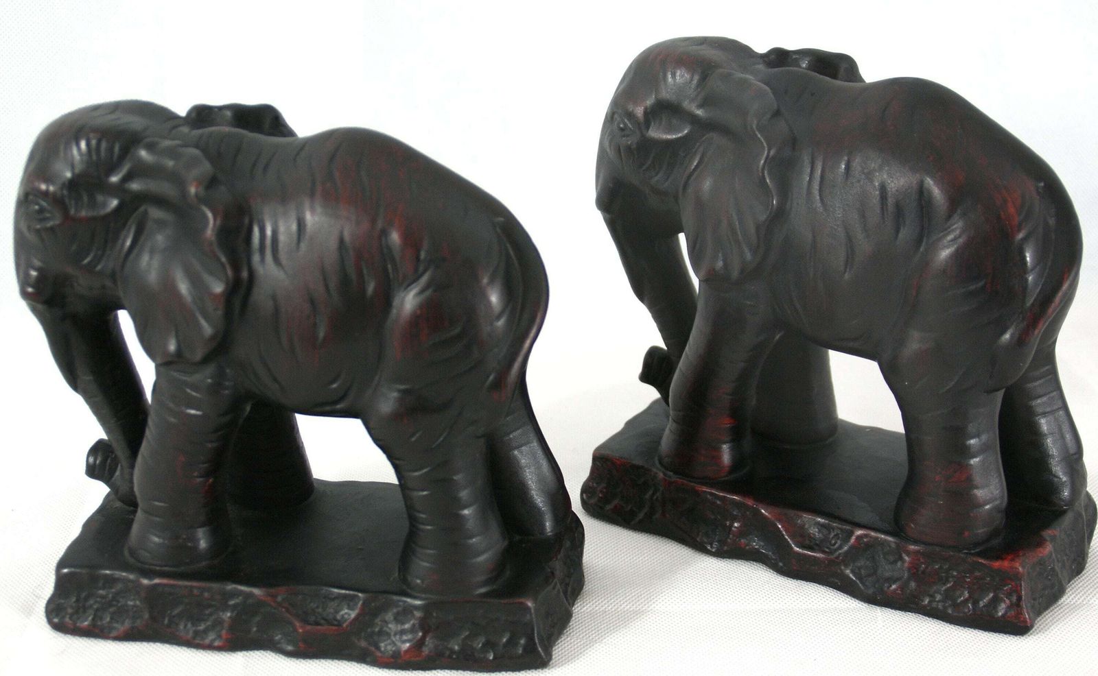photo for sale Pair Of Vintage Decorative Elephants   A Symbol Of Strength, Wisdom And Loyalty