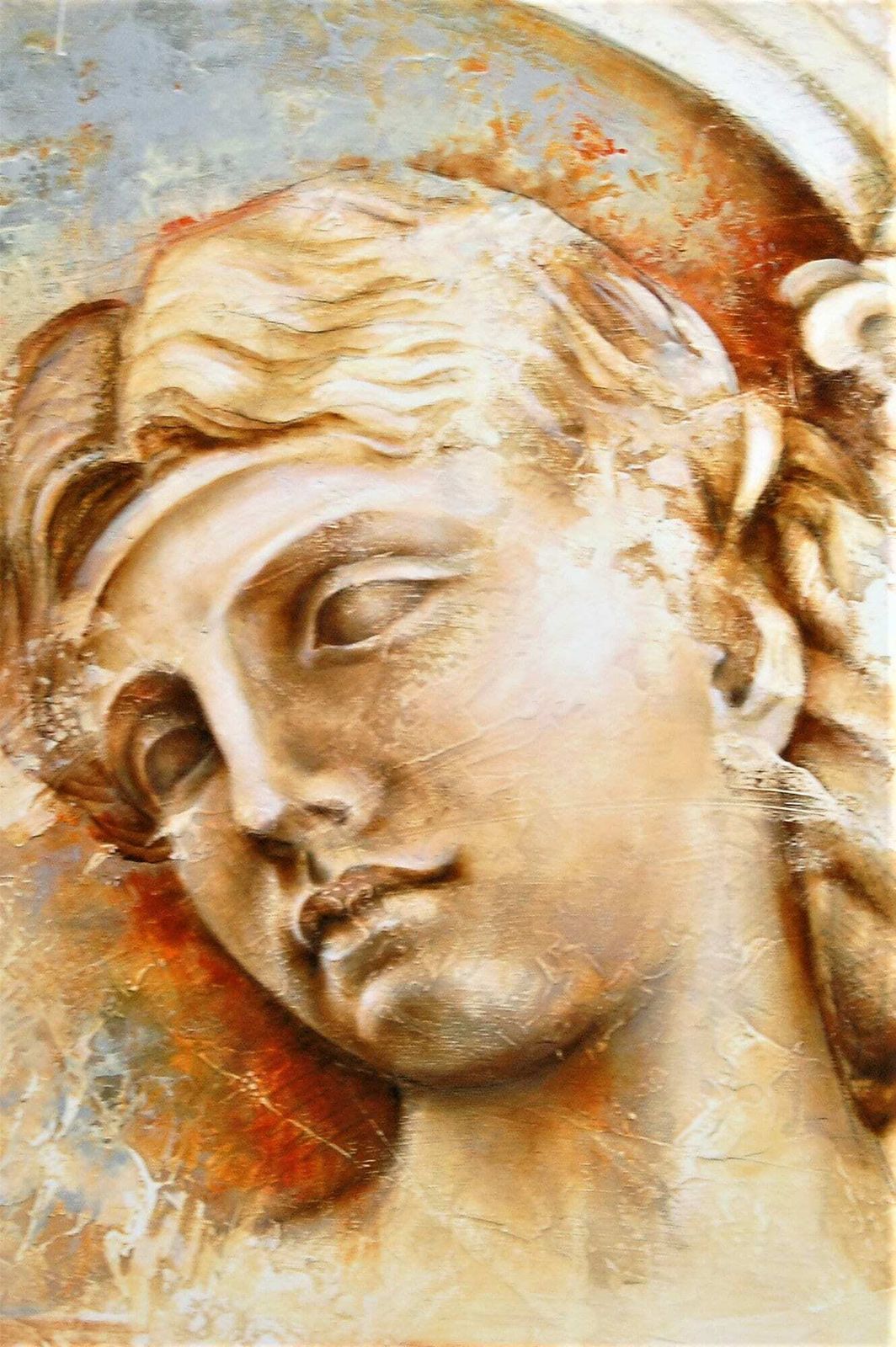 Wooden Mural, Woman From Ancient Rome photo 161.0