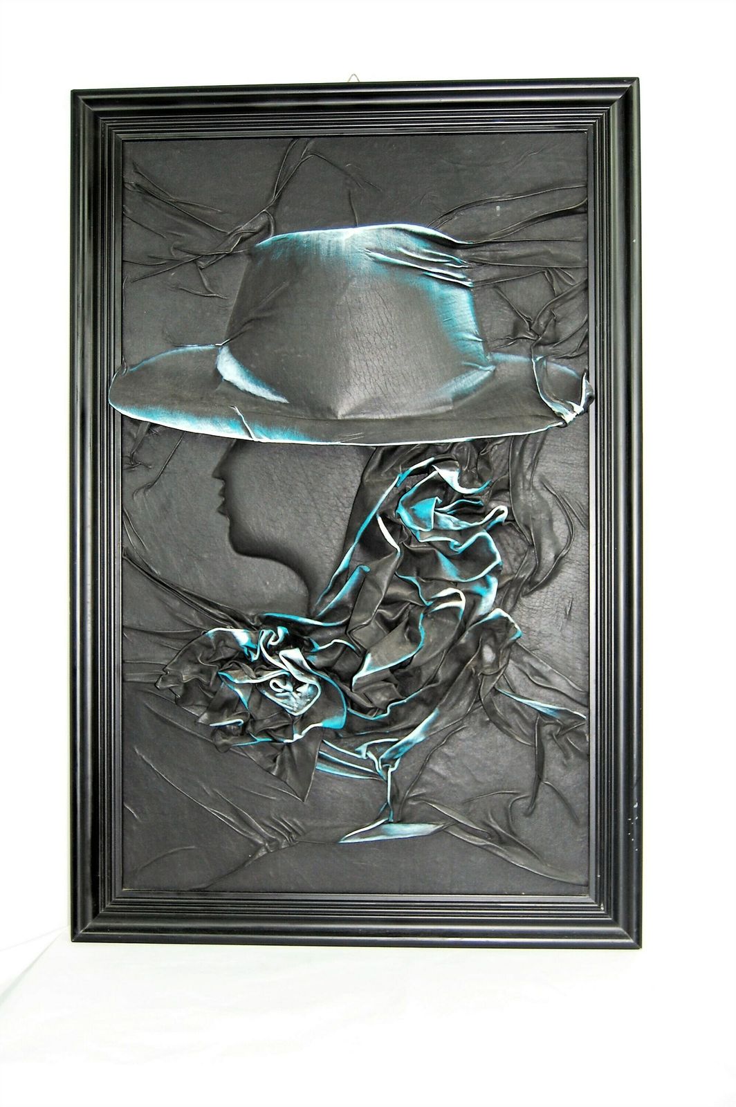 photo furniture 3d Leather Painting, Wall Art, Textured Painting, Unique Gift