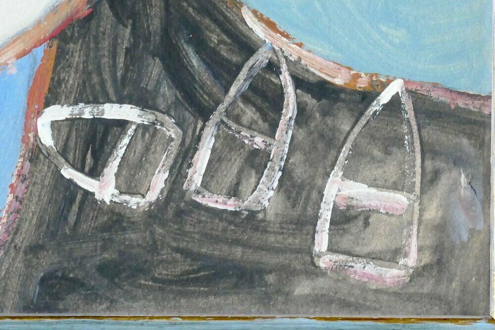 Newlyn School Painting "Hot Day Newlyn" photo for sale