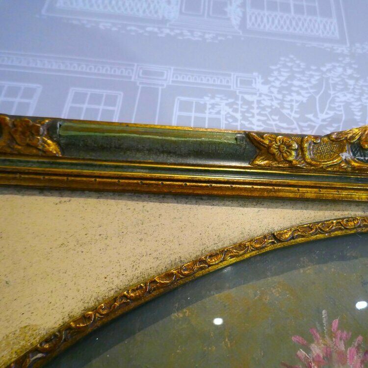 Floral Still Life Signed And Framed 1926 Oil, Dahlia's In A Vase photo for sale