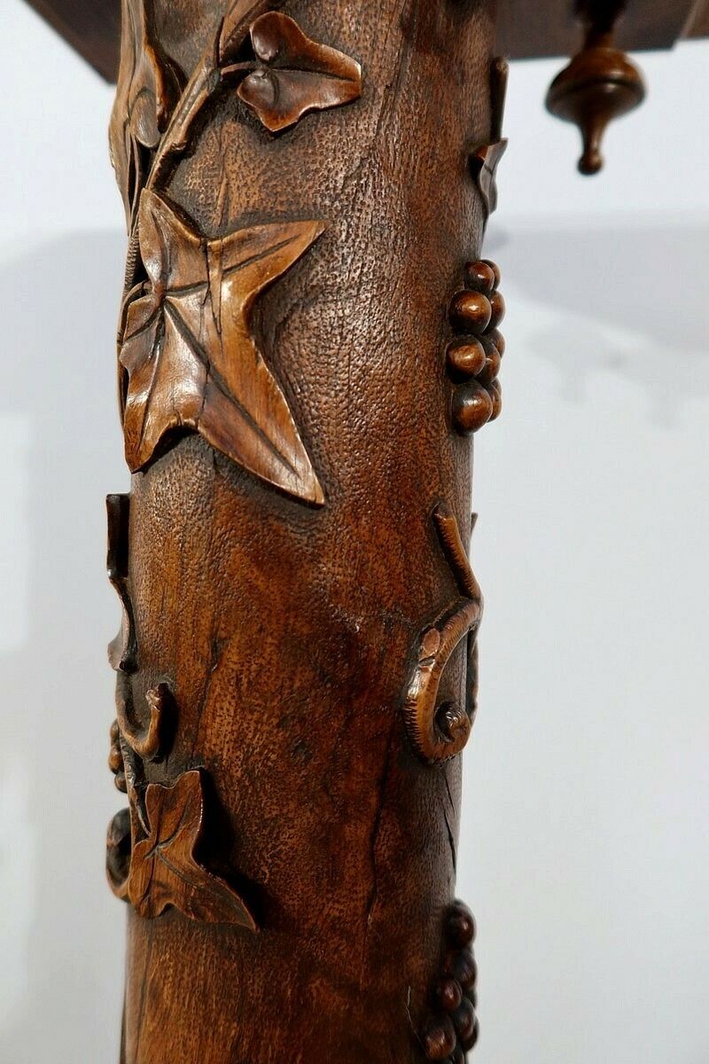 Oak Column, Art Nouveau – 1920 photo vintage