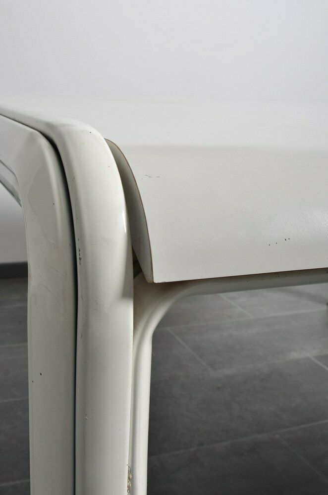 Orsay Dining Set In Leather By Gae Aulenti For Knoll 1970s Set Of 7 photo vintage