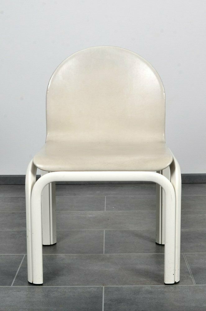 Furniture Orsay Dining Set In Leather By Gae Aulenti For Knoll 1970s Set Of 7 photo