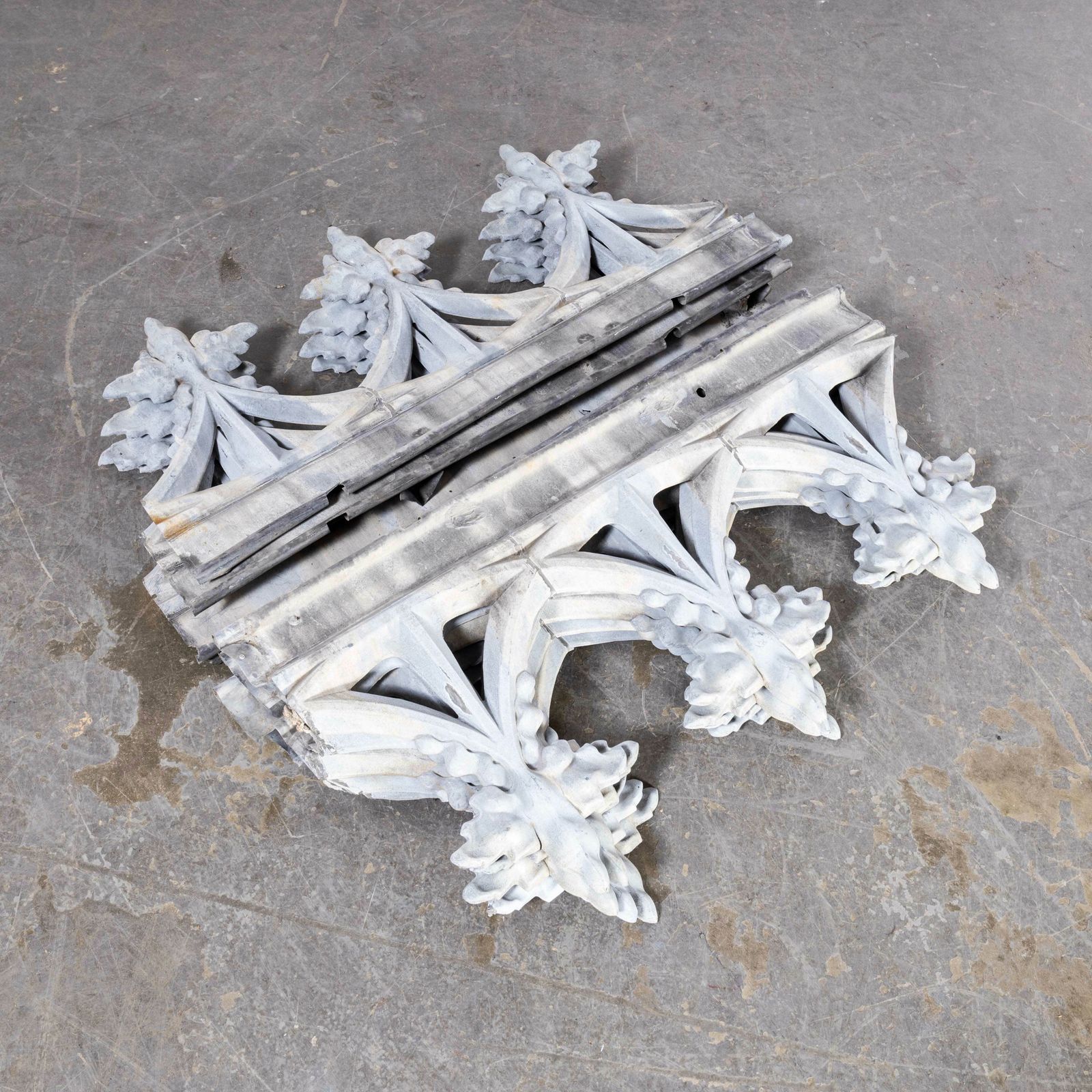 1920’s French Decorative Zinc Roof Edging Panels – Single Pieces photo buy