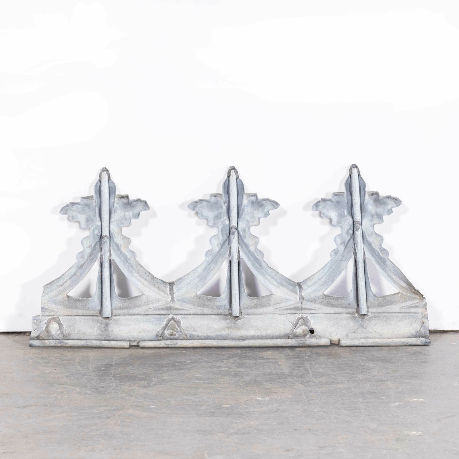 photo furniture 1920’s French Decorative Zinc Roof Edging Panels – Single Pieces
