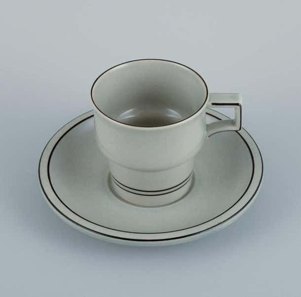 Jens Harald Quistgaard Bing And Grøndahl Colombia Four Coffee Cups With Saucers photo Home Decor
