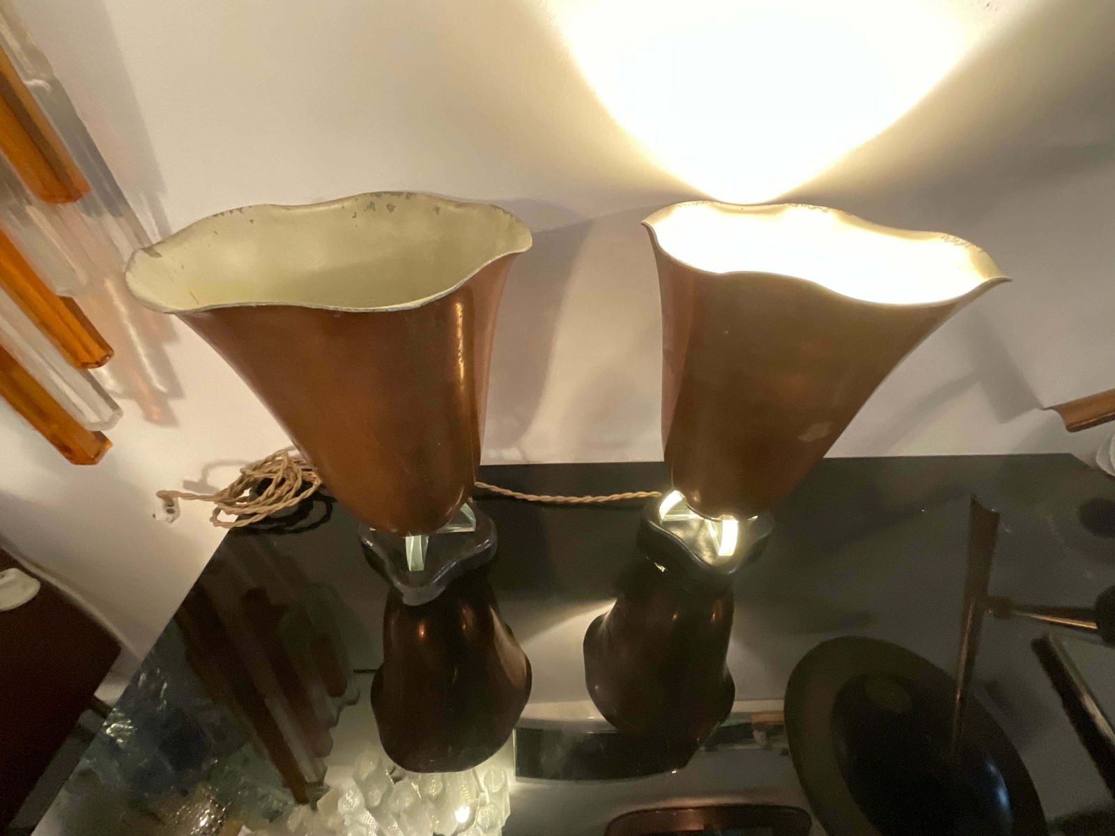 Fontanarte   Pietro Chiesa   Illuminator Art Decó Couple   1930  XX Century photo Lighting