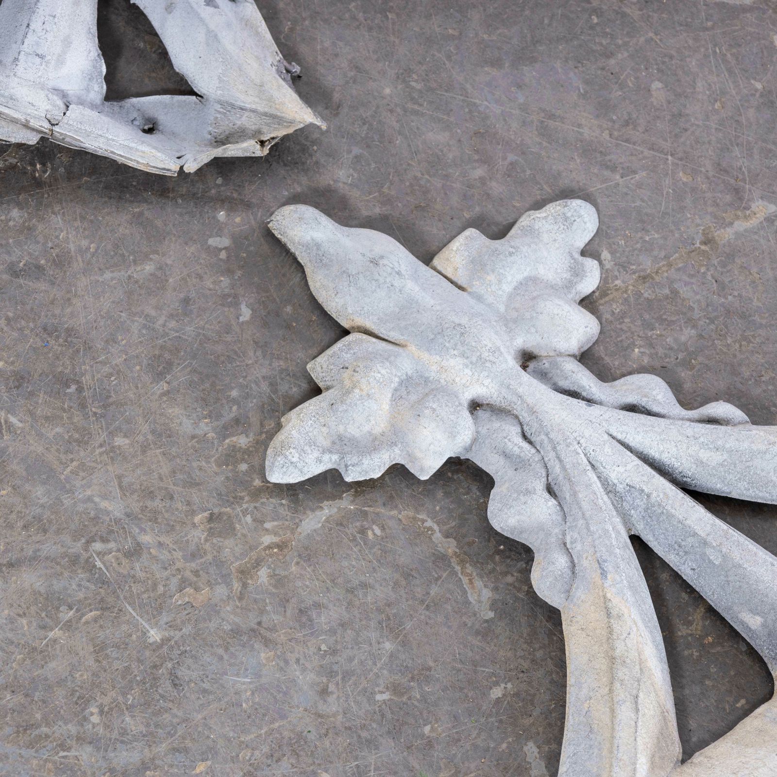 photo furniture 1920’s French Decorative Zinc Roof Edging Panels – Set