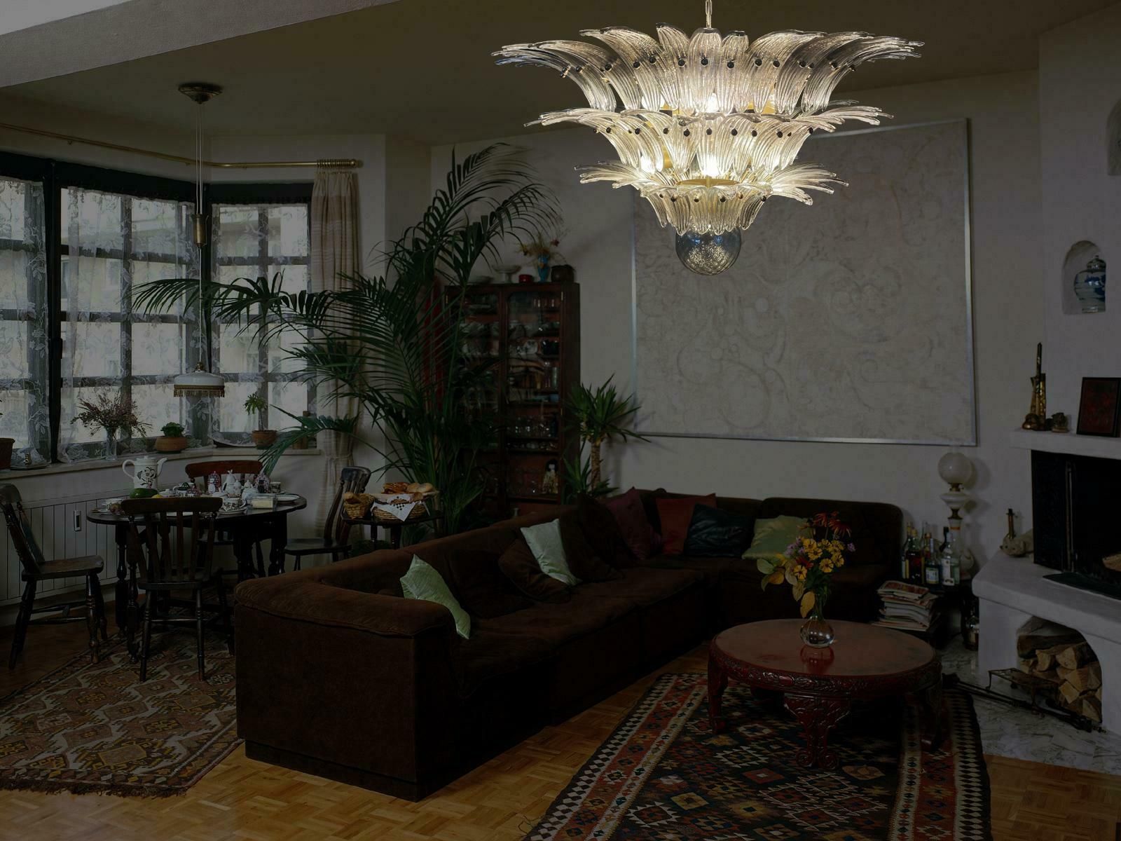 Beautiful Italian Leaves Chandeliers Murano photo Lighting
