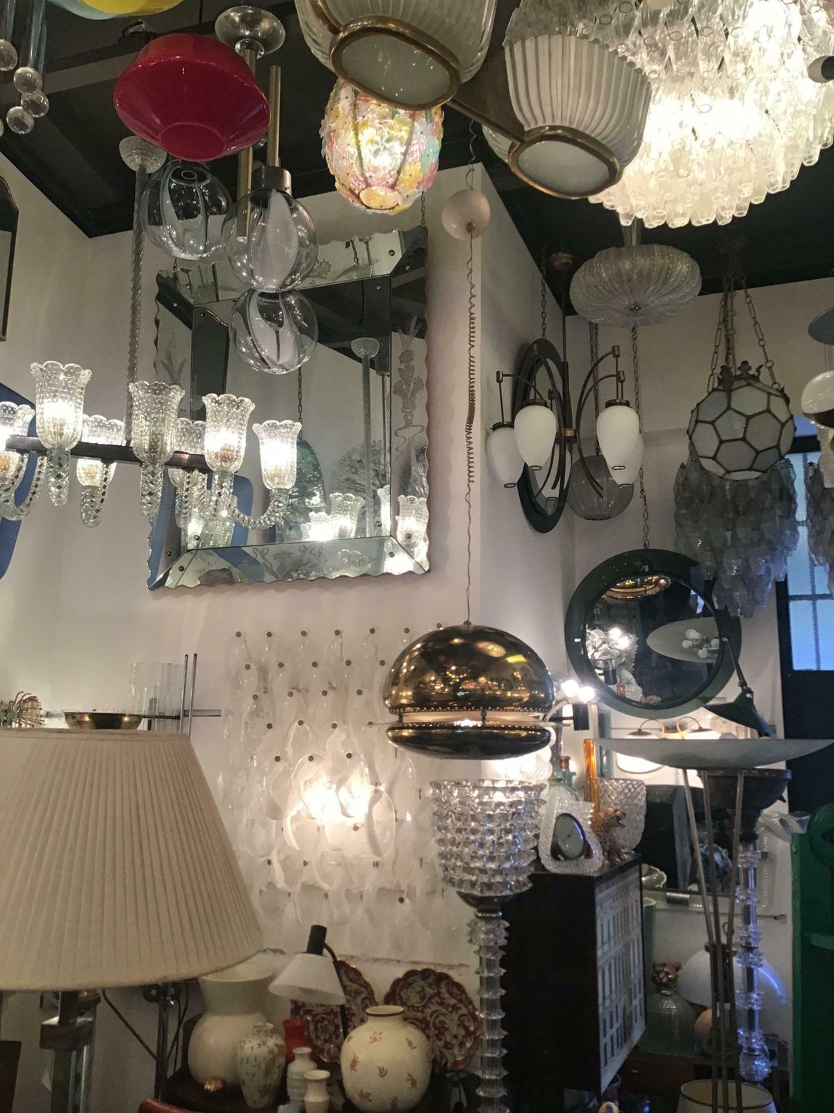Afra And Tobia Scarpa "Flos" " Nictea" Chandelier Brass Glass 1960 Italy photo for sale