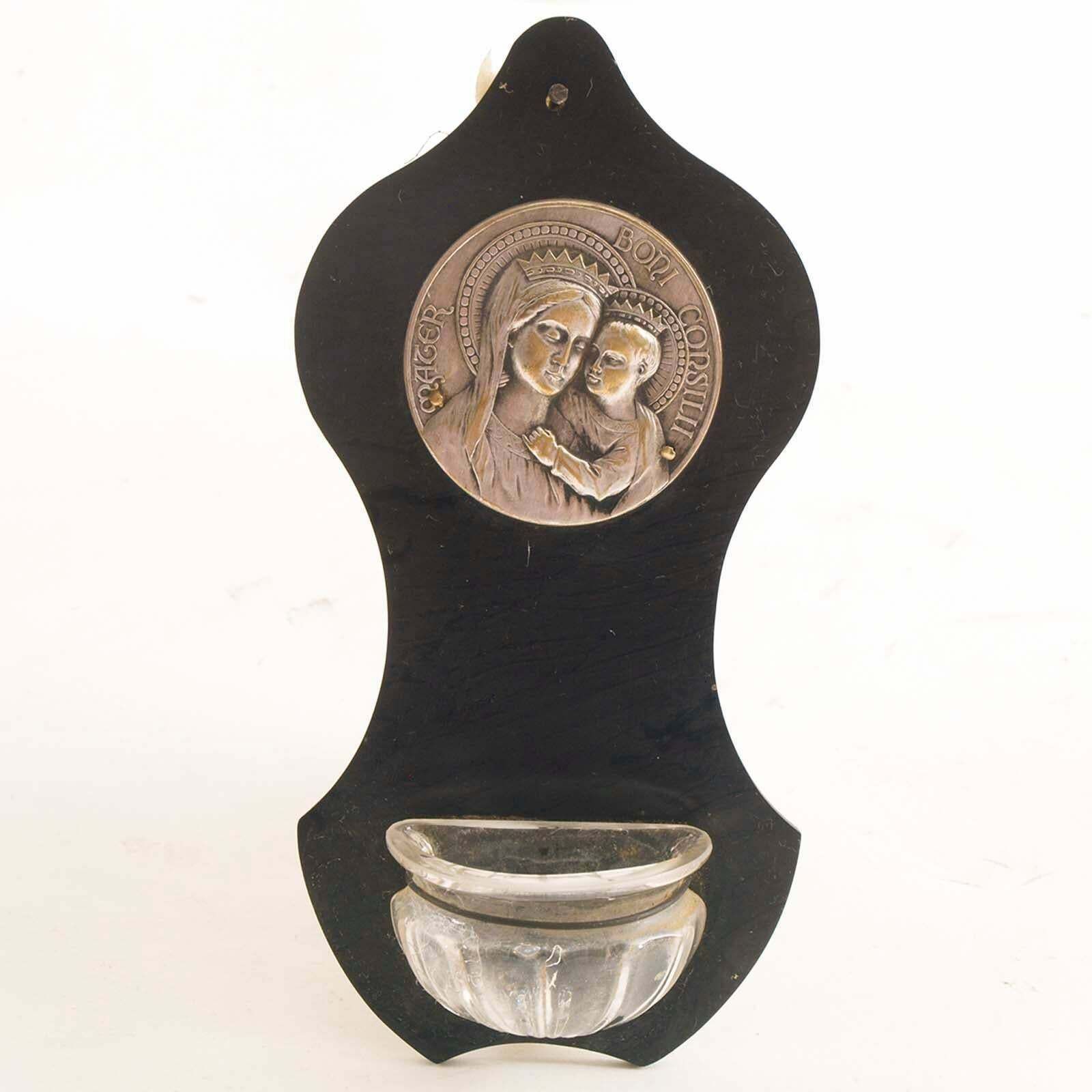 Early 20th Century Pair Of Italian Holy Water Font For Nightstands Bedside Table photo furniture