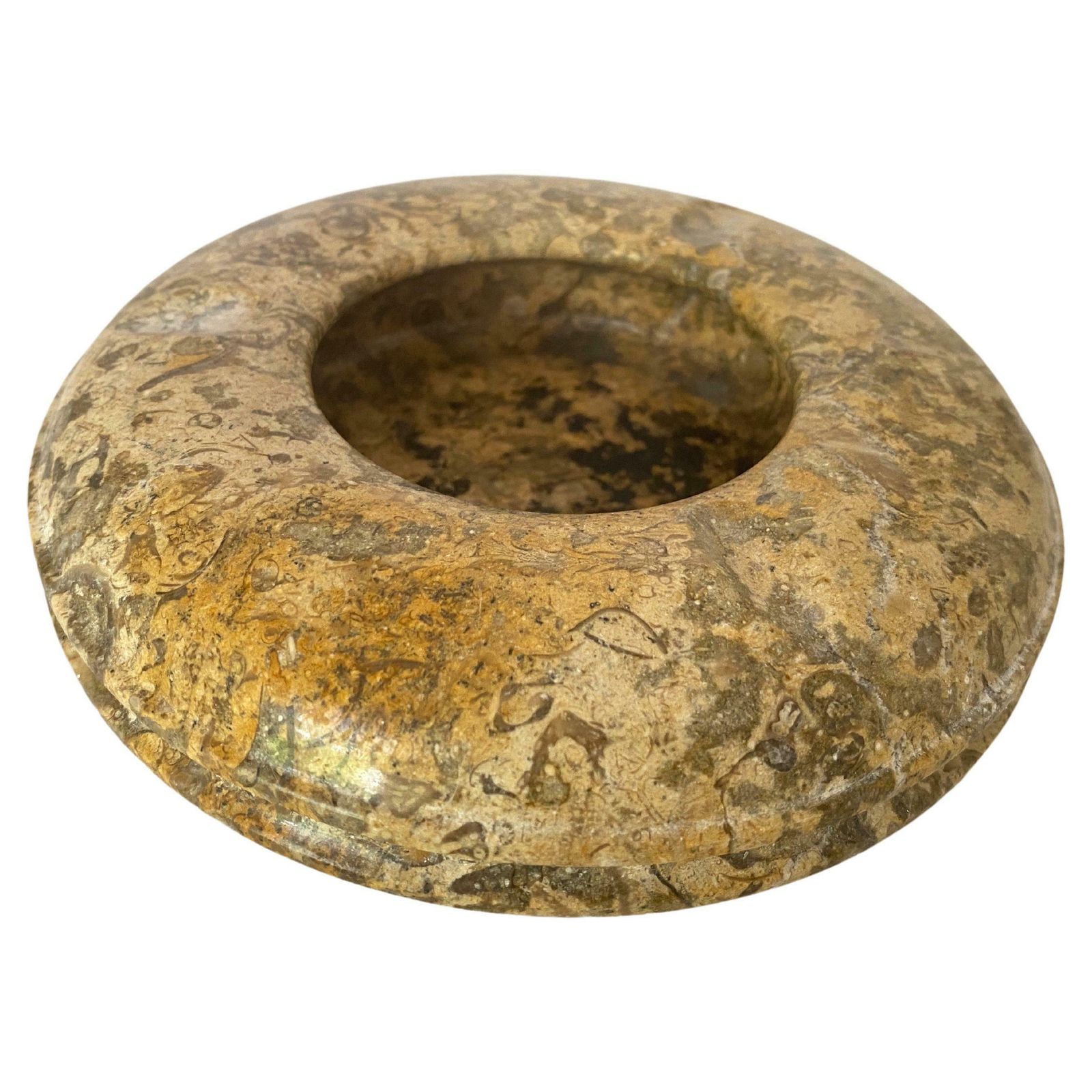 Vide Poche Ashtray In Marble Grey Color, Italy 1960