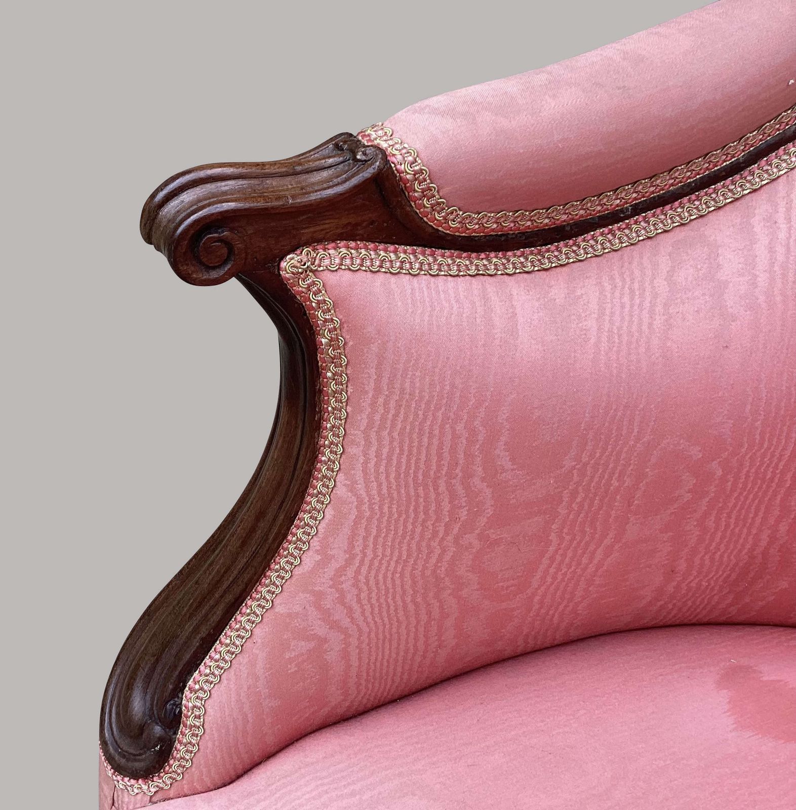 Elegant George III Hepplewhite Mahogany Sette / Sofa photo vintage