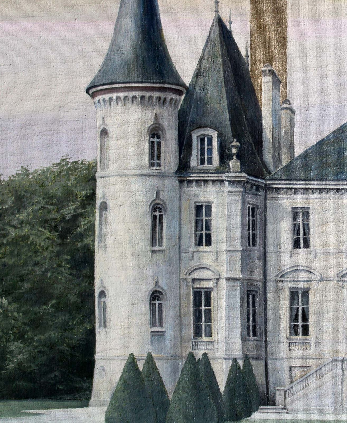 Vladimir Pavlov Chateau Pichon Longueville. 1994. Canvas, Oil 1994 photo Art