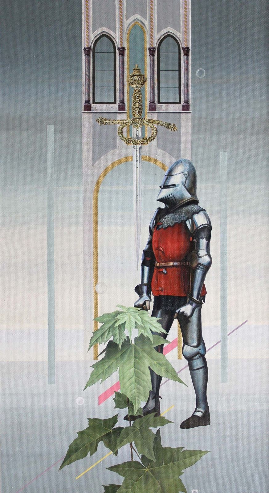 Vladimir Pavlov The Knight. 1993. Canvas, Oil, 1993