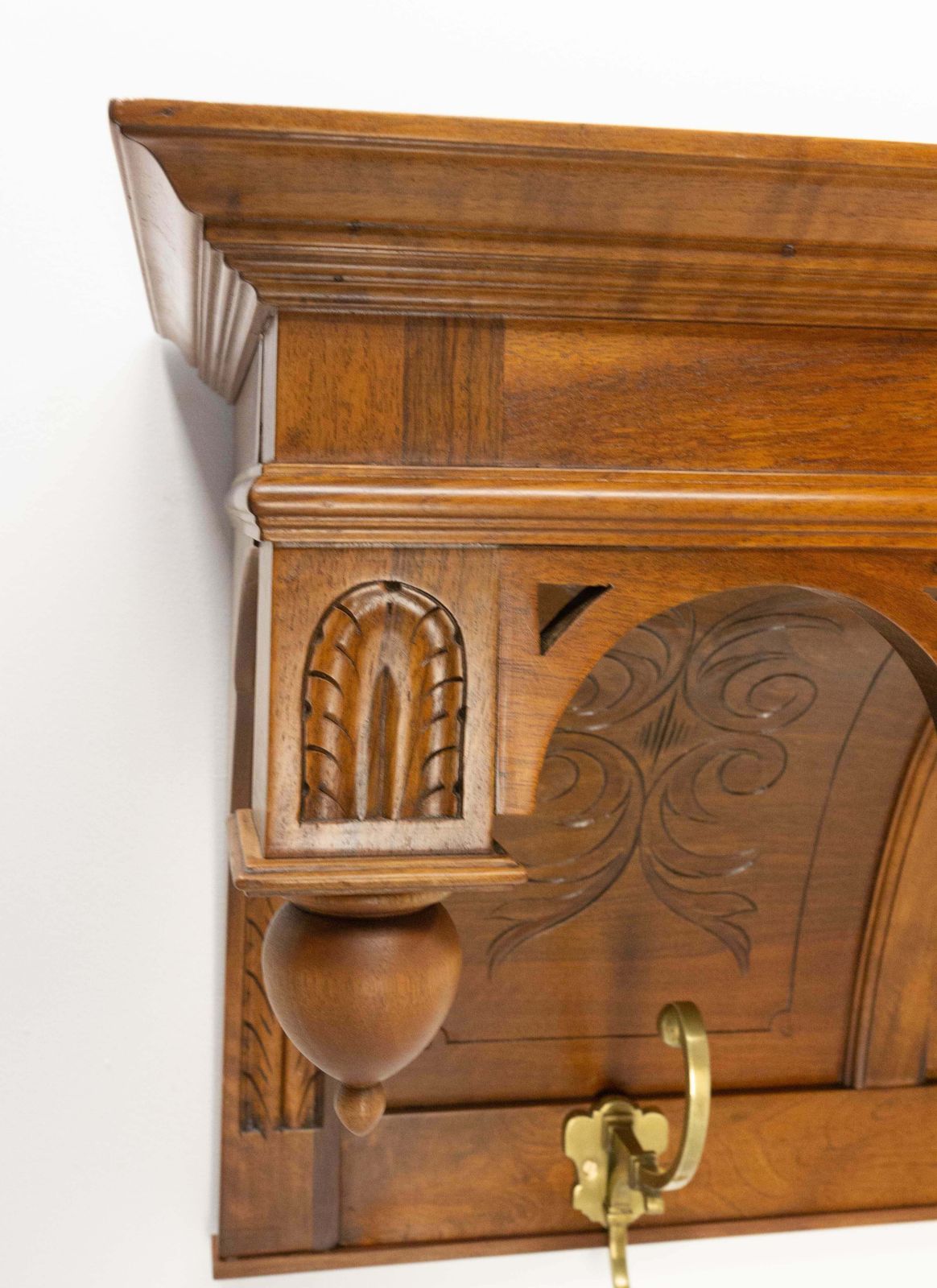 French Walnut And Bronze Coat & Hat Rack Louis XIII Style, French, Circa 1900 photo Furniture