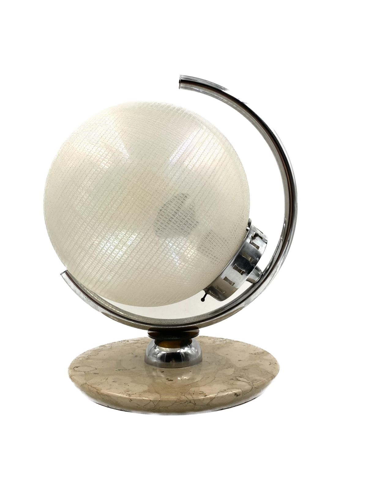 photo furniture Murano Glass Spherical Table Lamp, Mazzega Italy 1970s