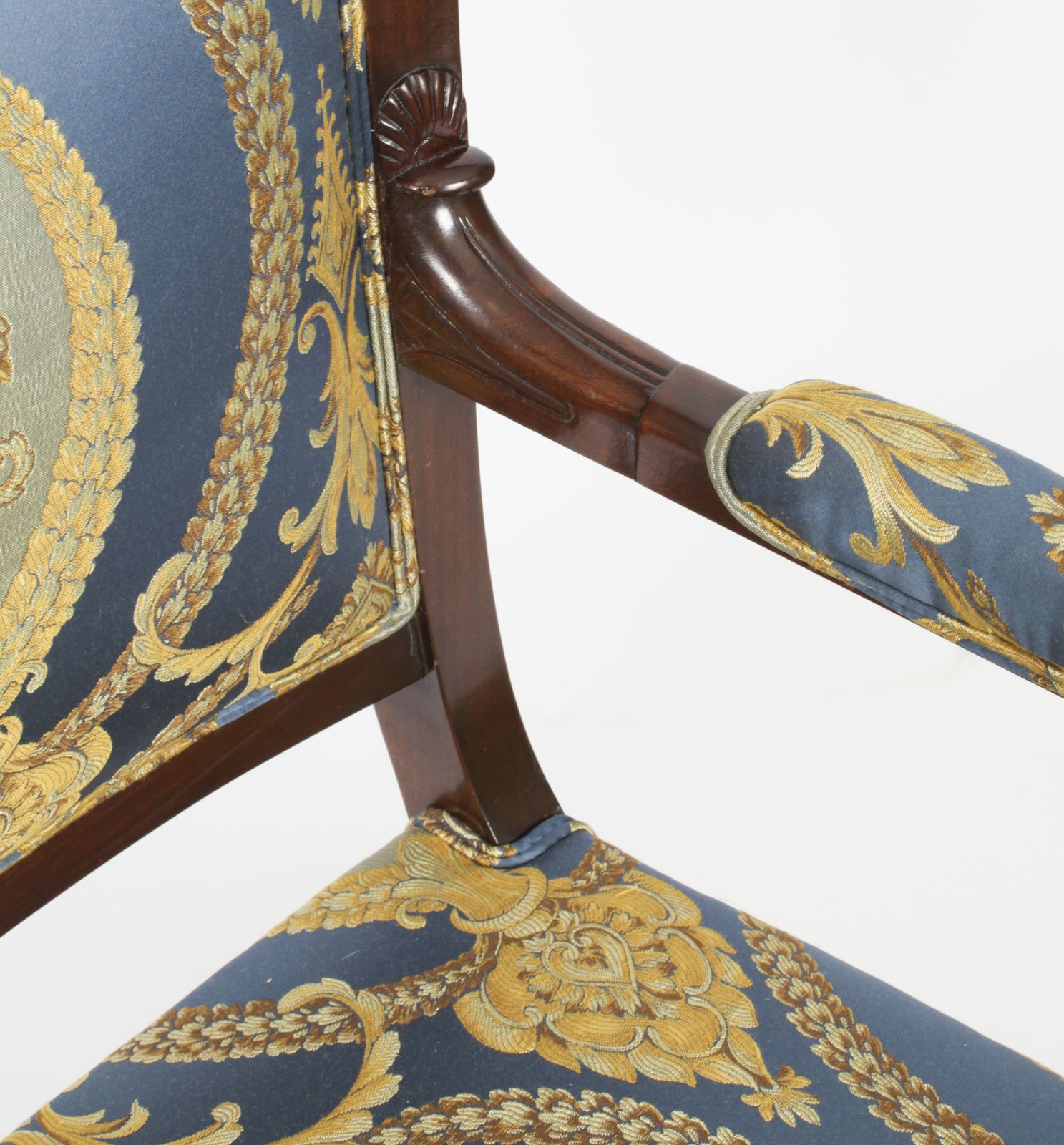 photo vintage Pair French Empire Revival Ormolu Mounted Armchairs C1870 19th C