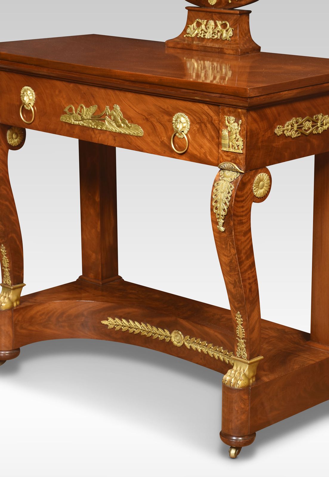 19th Century French Empire Mahogany Dressing Table photo furniture
