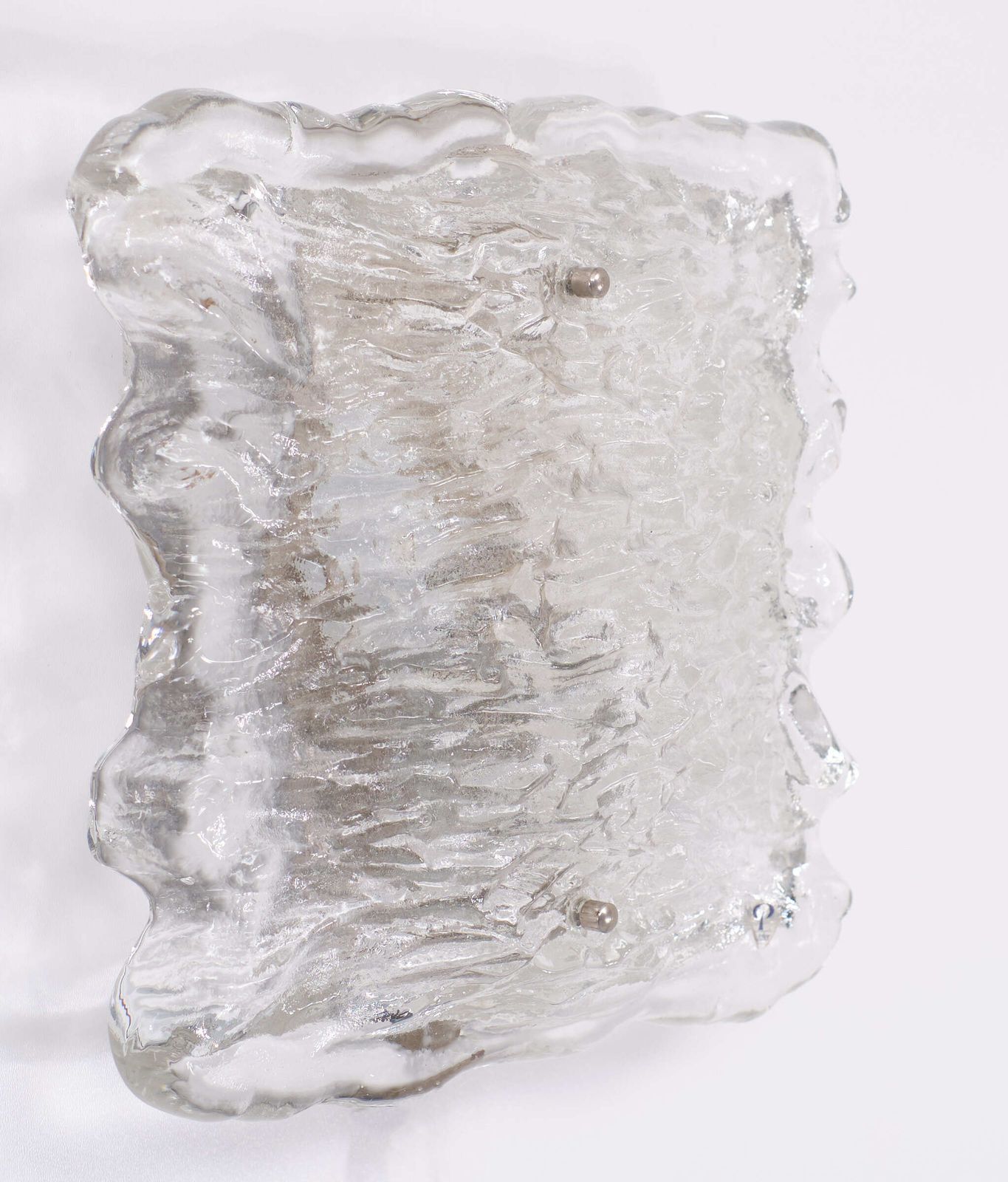 Peil & Putzler Chrystal Wall Lamp With Glass Shade, 1960s, Germany photo Lighting