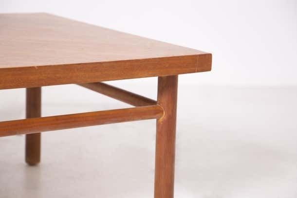 Coffee Table T.H. Robsjohn Gibbings For Widdicomb In Wood 1950s photo vinterior