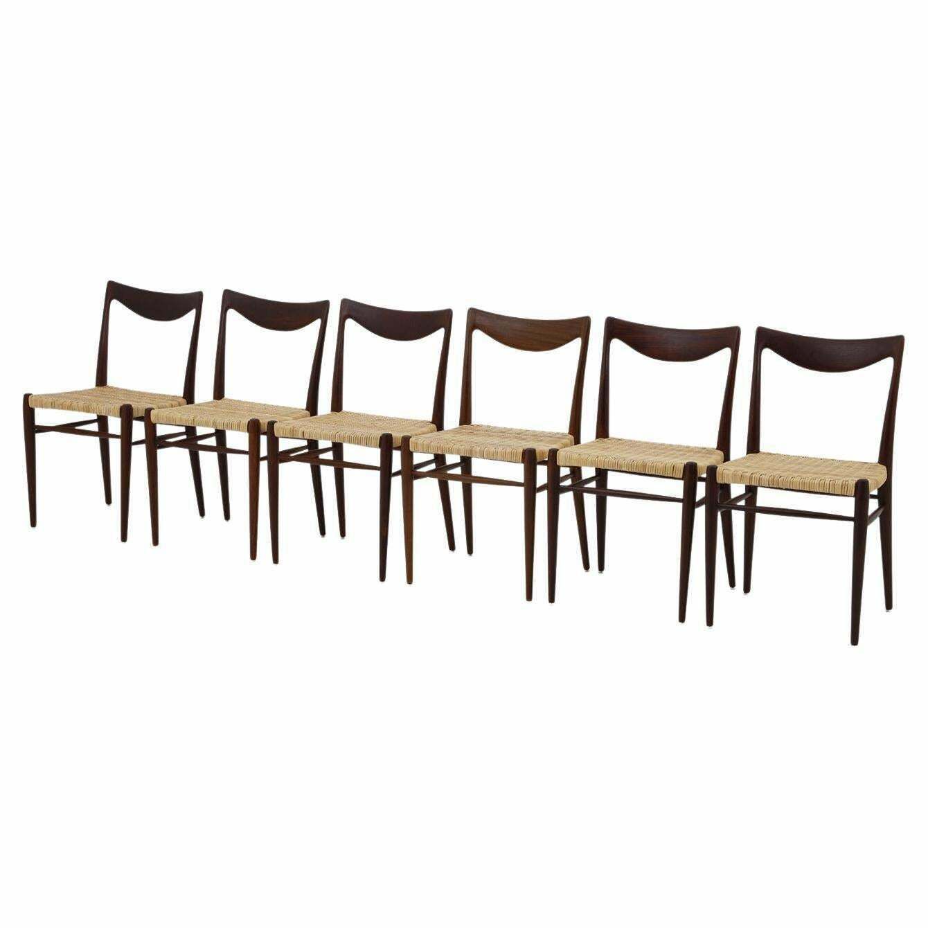 Scandinavian Midcentury Dining Chairs "Bambi" By Rastad & Relling