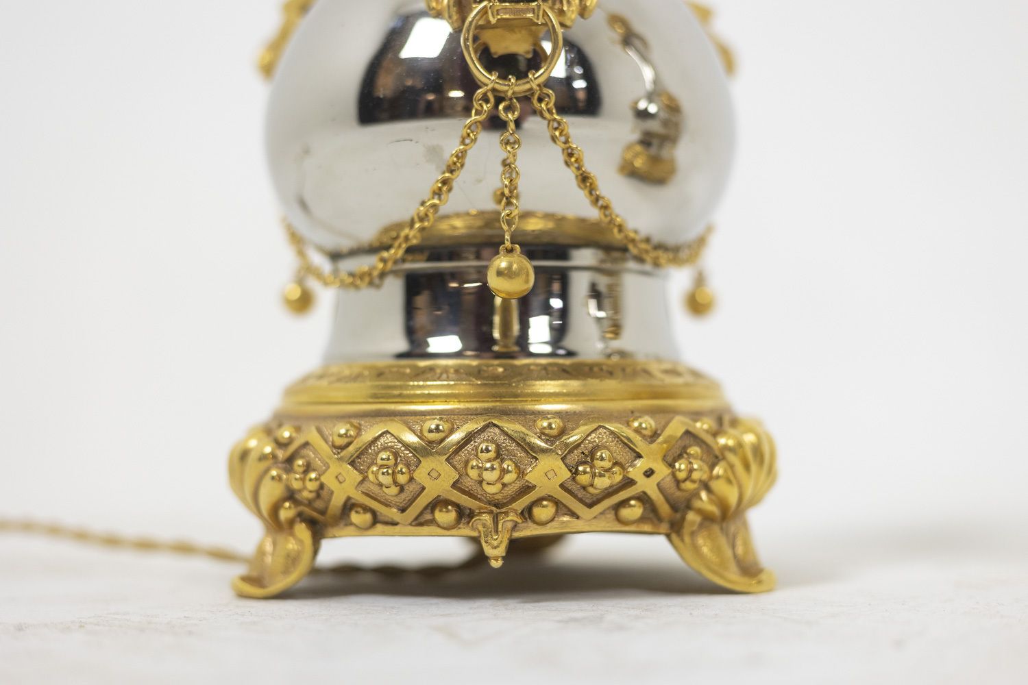 Pair Of Lamps In Metal And Gilded Bronze, Circa 1880 photo vinterior
