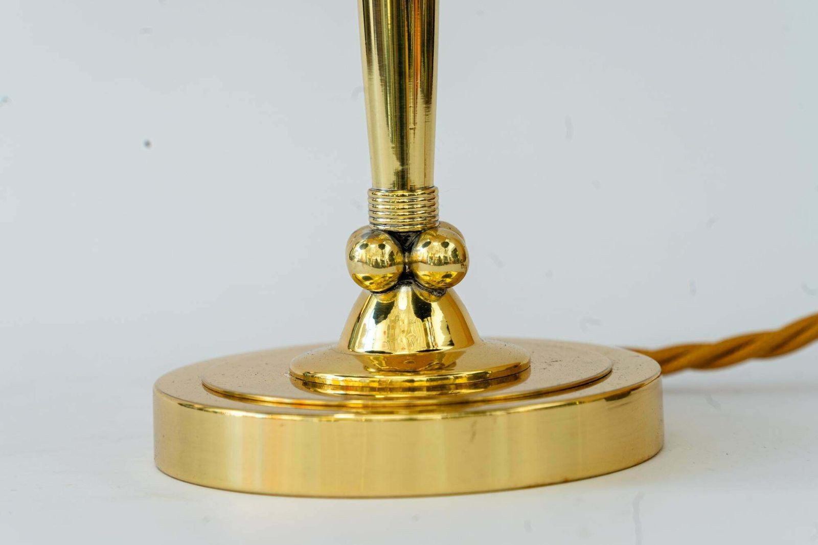 Art Deco Table Lamp Vienna Around 1920s With Fabric Shade photo furniture