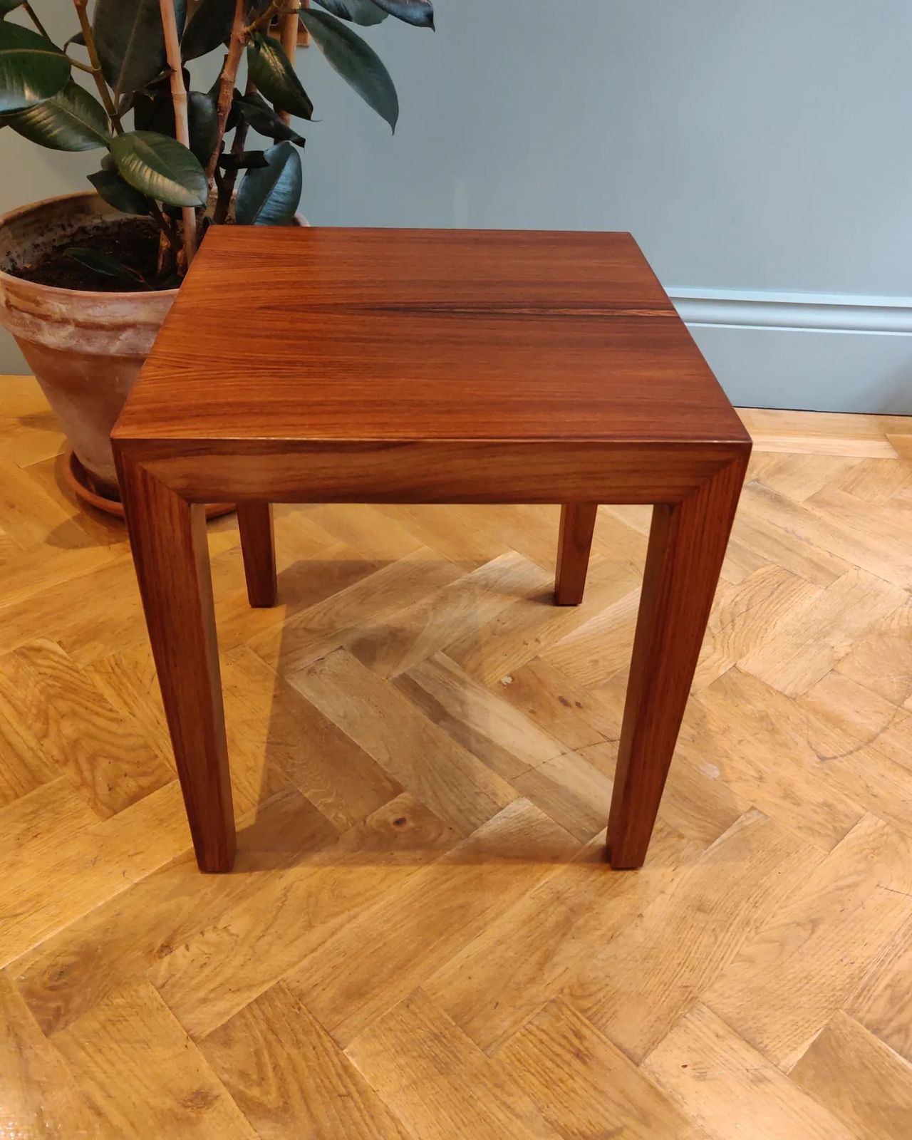 Mid 20th Century Rosewood Side Table Designed By Severin Hansen For Haslev Mobelsnedkeri photo buy