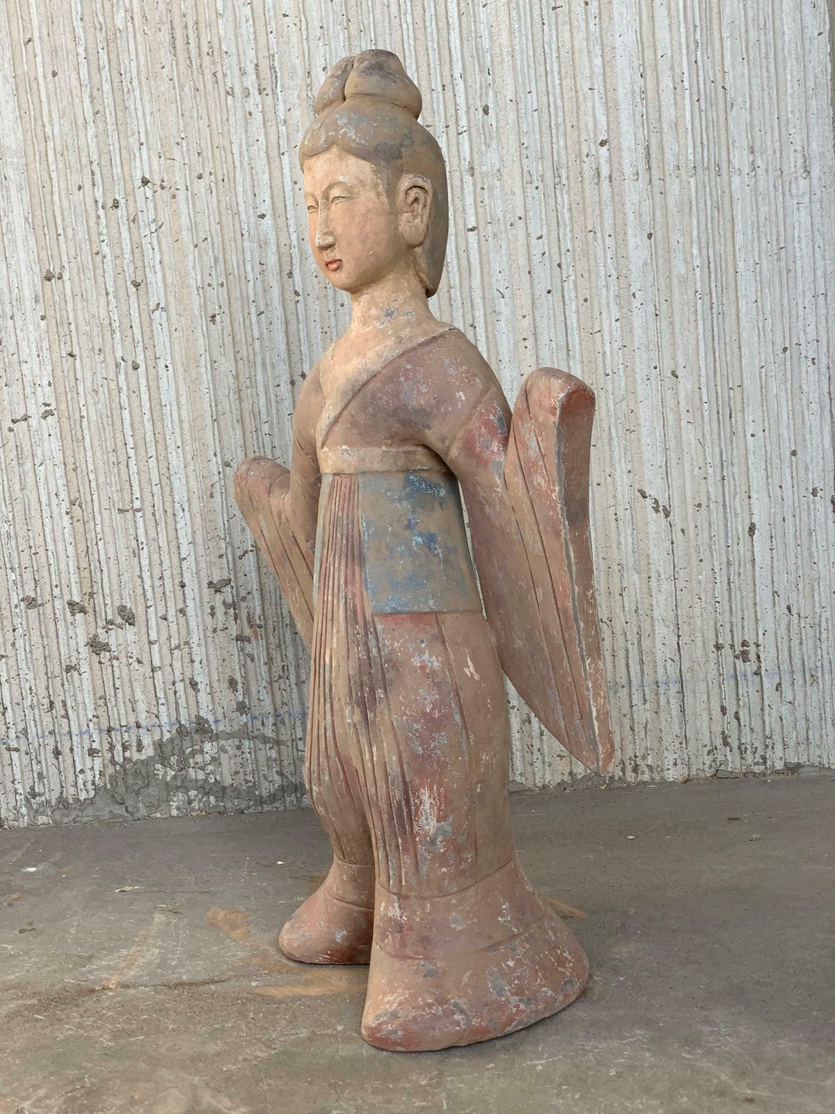 Figurine en terre cuite de style Han, séductrice et danseuse photo Art