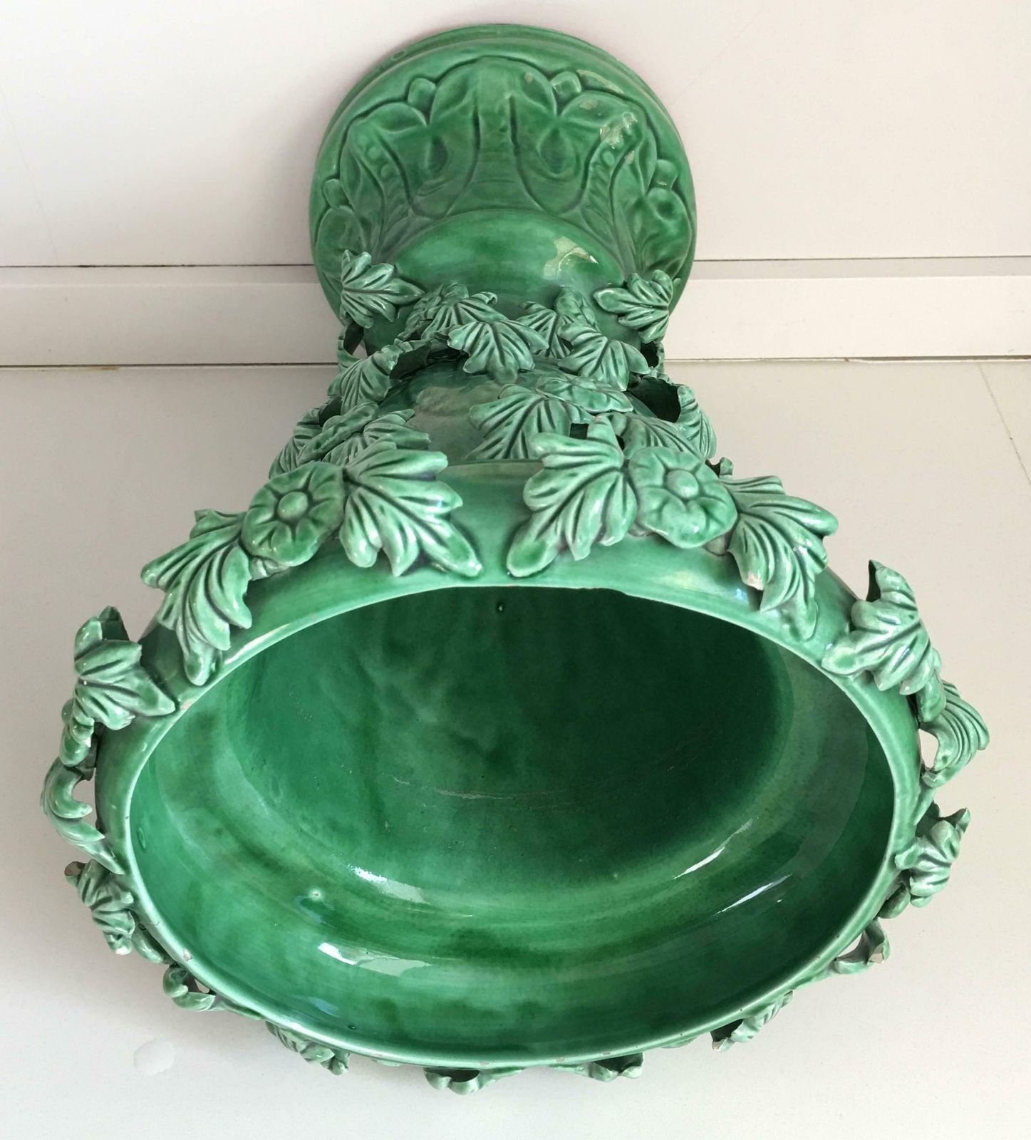 Jardinière ou vase en céramique Art Nouveau français, vers 1910 photo for sale