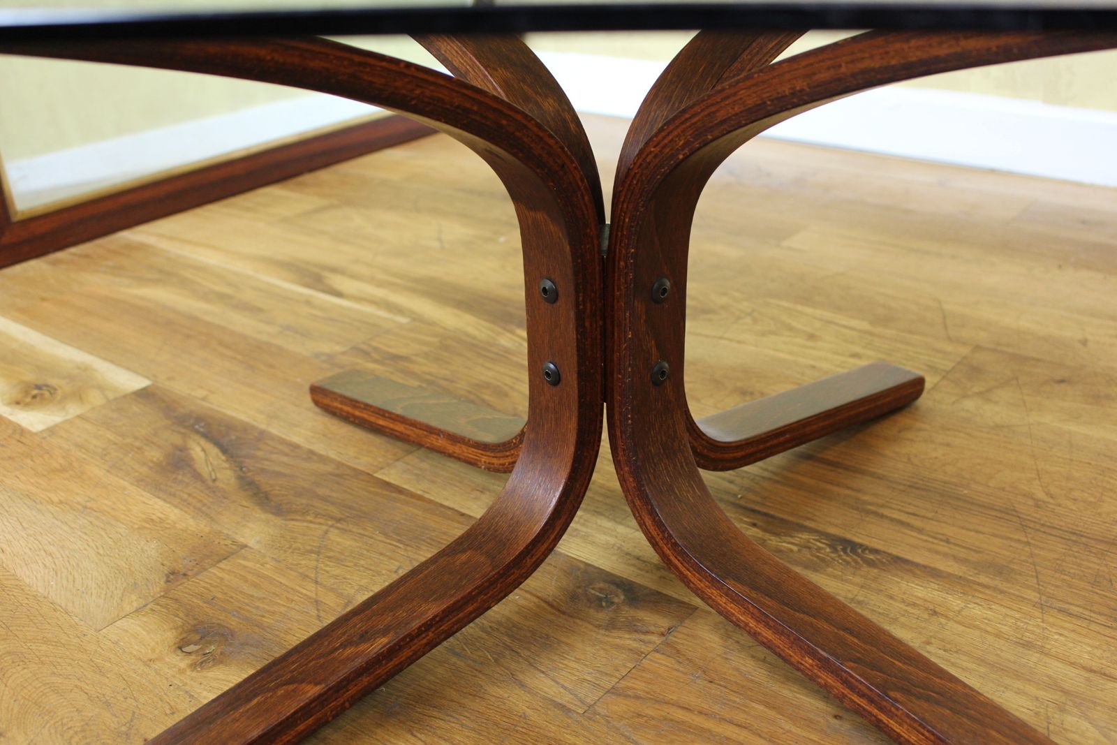 Rarely Seen Ingmar Relling Siesta Table With Glass Top photo for sale